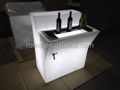 
Крутая светящаяся барная стойка, мебель, пластиковая столешница, Салатница 