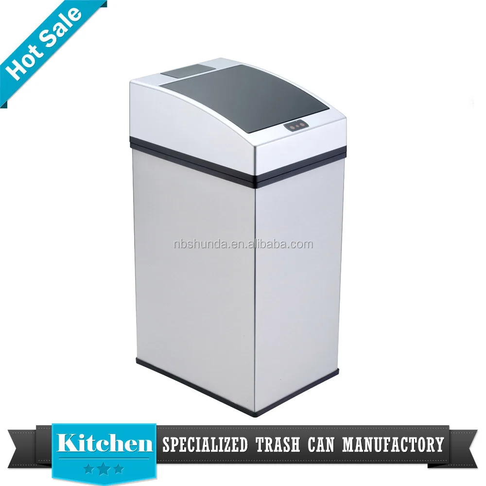 Touchless Automatic Smart Sensor Trash Bin Electronic Wall Mounted Sensor Bin Household