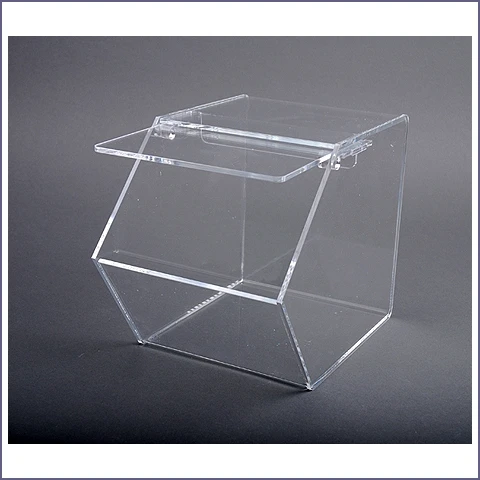 Прозрачный дозатор кондитерских изделий для супермаркета