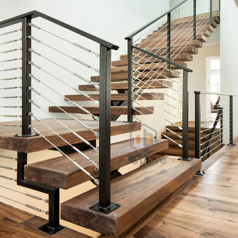 Лестницы на металлокаркасе с деревянными ступенями фото