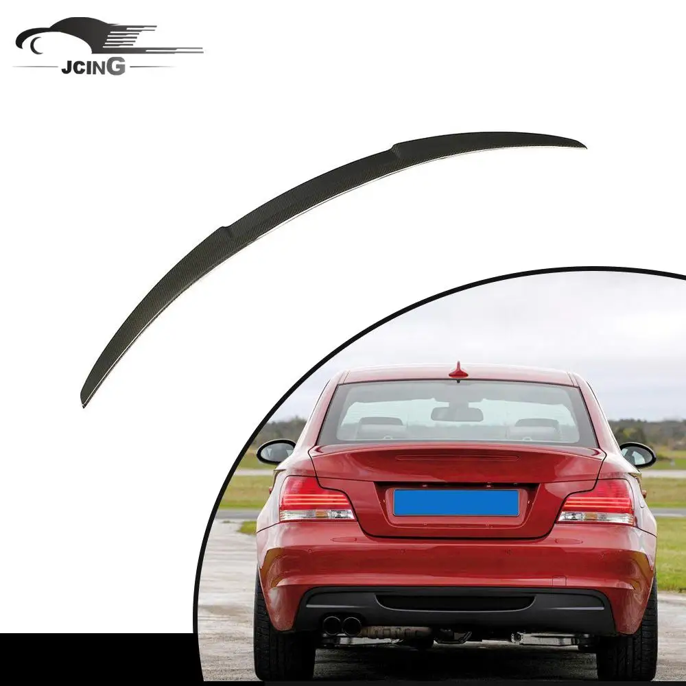 Стильный спойлер M4 для заднего багажника из углеродного волокна для BMW E82 125i 128i 135i 1M 1 Series Coupe 07-12