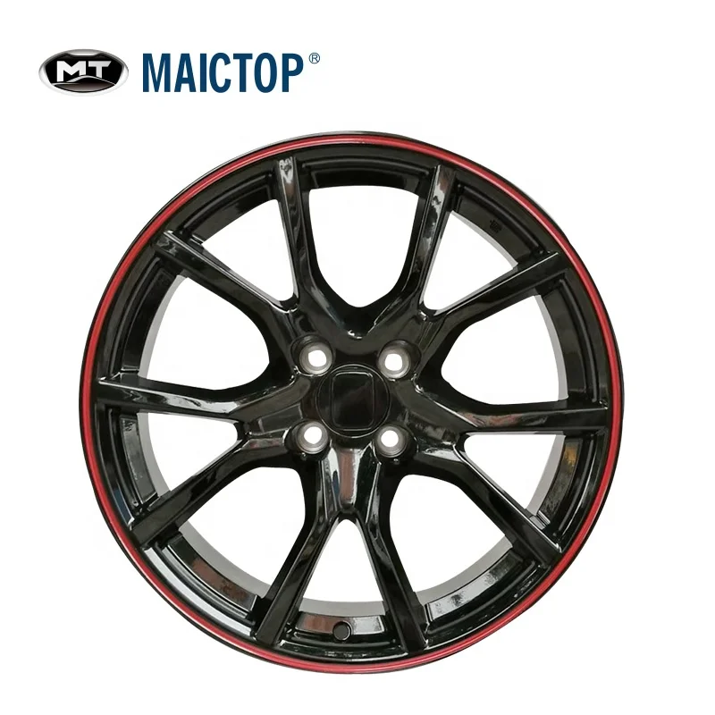 Wheel Rims For Fit R16 Inch 17 Inch 4 Hole Red Black Rims Buy Car Wheel Rim For Fit 16 Inch 17 Inch Steel Wheel Rims 16 Inch For Fit Small Wheel Rims