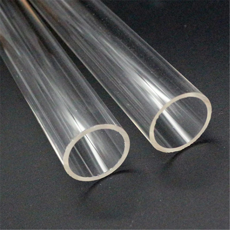 Acryl Lucite Tube 300mm Länge Klar Acrylglas Rohr Plexiglasrohr Transparent 