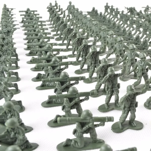 Kids Play Game Set Plastic Army Toys Custom Plastic 3D Miniature Soldiers