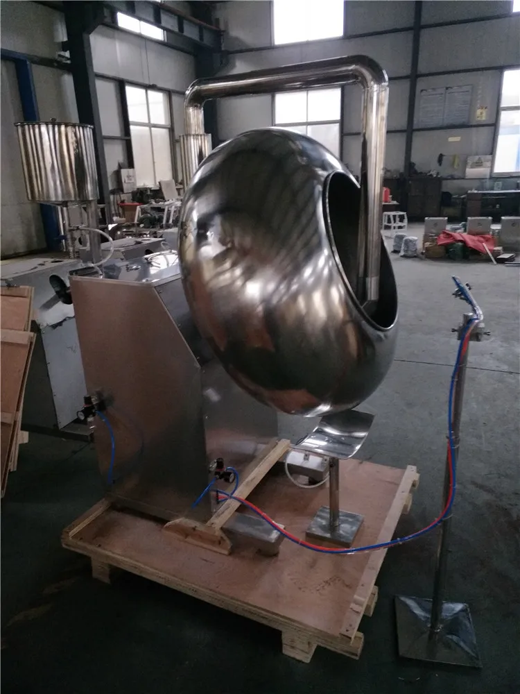 BY-1000 новая машина для нанесения сахара шоколада конфет