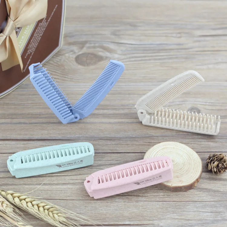 
 Распродажа: Портативная Складная мини-расческа из пшеничной соломы  