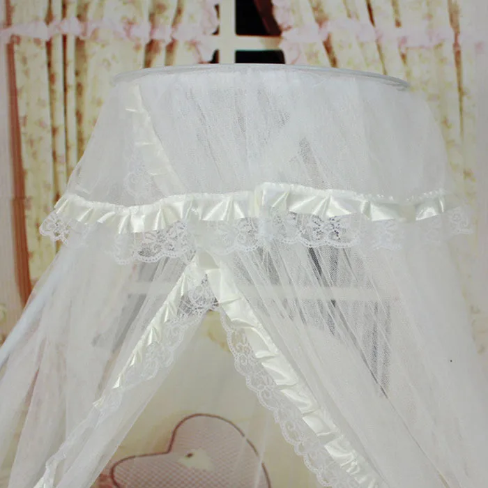 Младенцы младенческой кровать москит сетчатая ткань купол занавески для малыша детская кроватка футляр навес