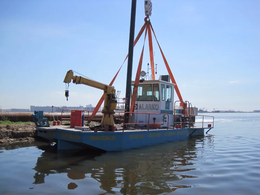 Julong Brand Multi Function Work Boat With Hydraulic Crane Tugboat For ...