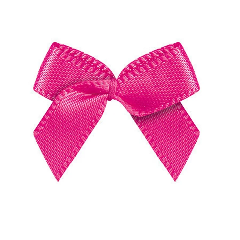 Небольшой атласный бант из ленты для нижнего белья готовый к отправке оптом