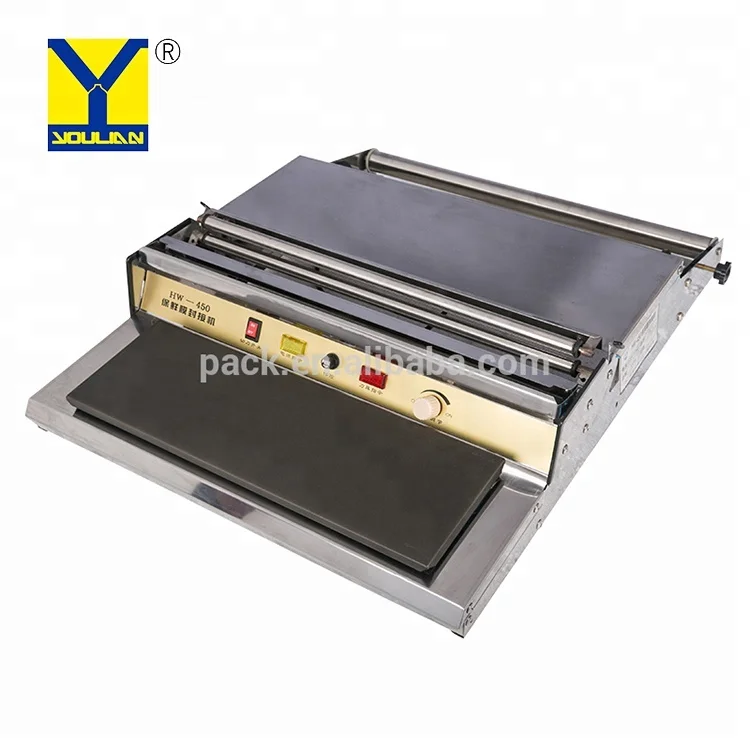 HW-450 Plastic Film Wrapping Machine for Food Packaging