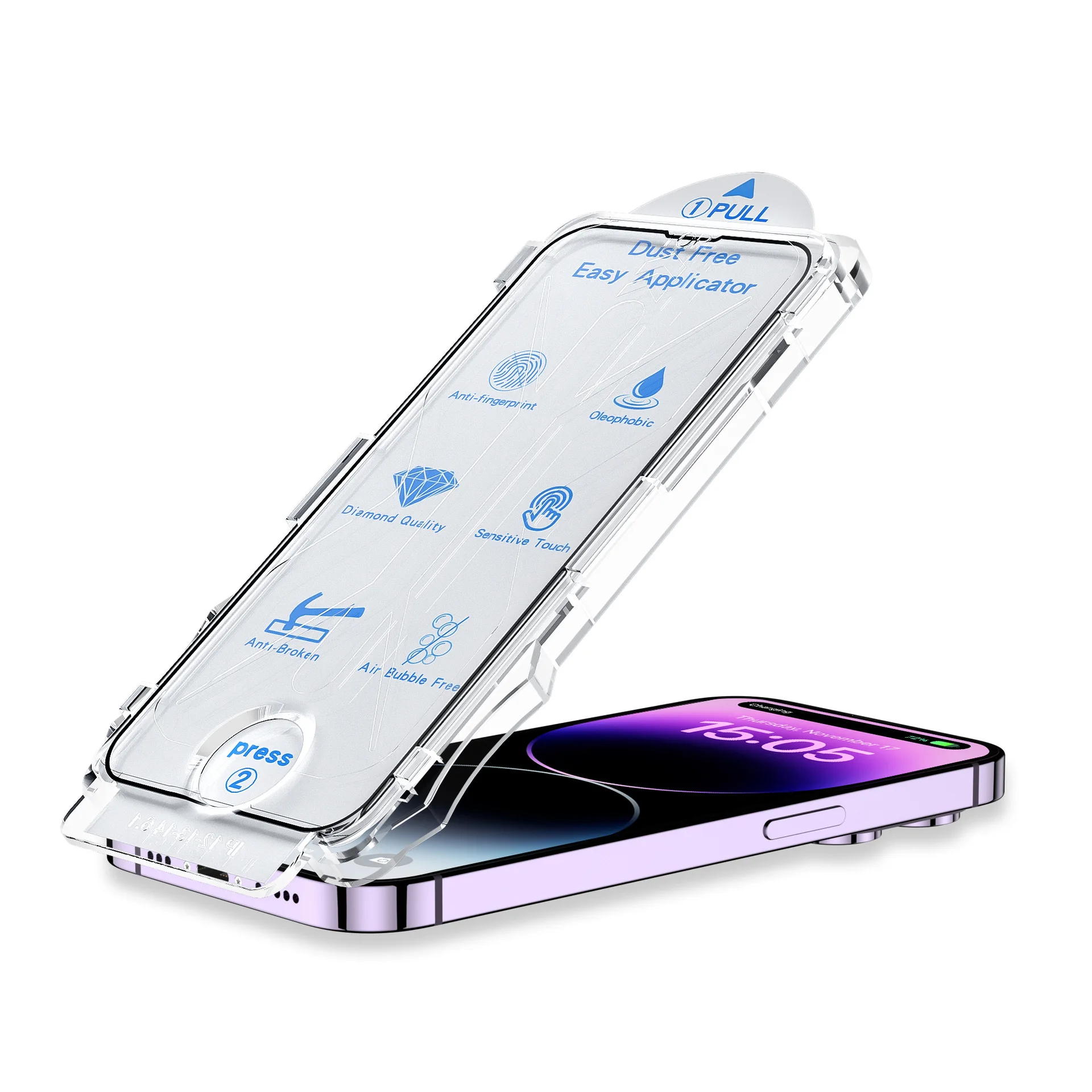 スクリーンプロテクター全面保護 For Iphone 12 13 14 15 16 Plus Pro Max ファッション 新しいデザイナーラグジュアリーケース Myc0112 Laudtec