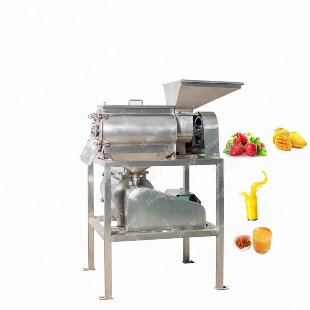 Apricot Tomato Passion Fruit Crusher Mango Destoner and Pulping Pulp Making Machine Fruit Pulper Machine
