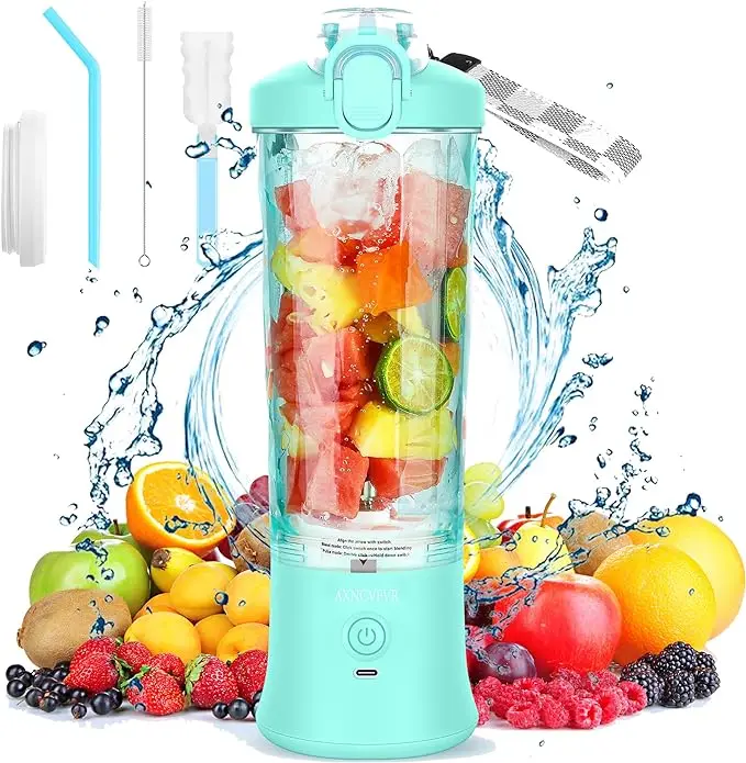 Portable Blender Hand Fruit Juicer Vegetable Mixer Grinder 600ML