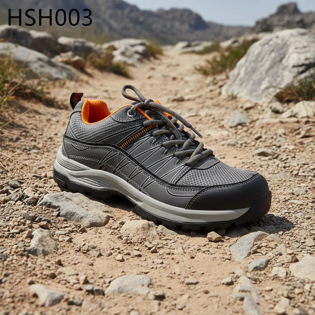 ZYF,rugged Ground Two Colors Outsole Outdoor Gear Hiking Shoes Mountain Viewing Grey Creepers Shoes with Composite Toe HSH003