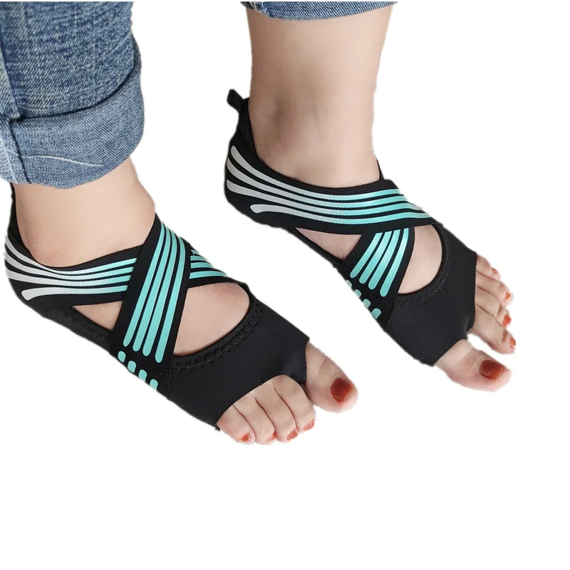 Buy Yoga Socks - Non Slip, Non Skid, Slip Resistant Toeless Grip