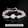 Natural Violet Amethyst Bracelet