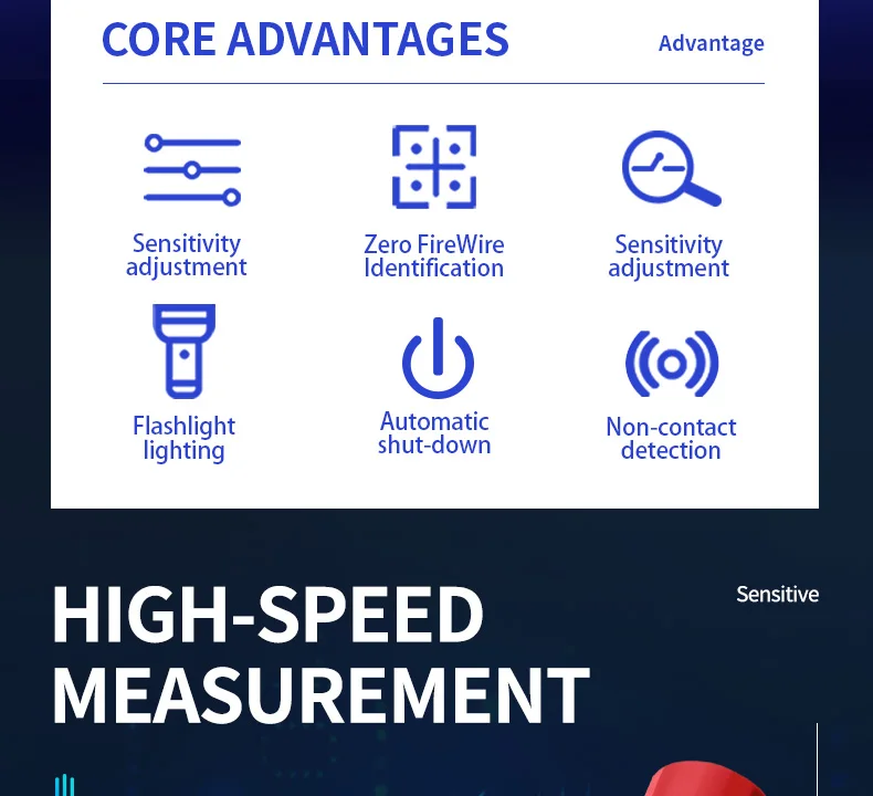 ANENG VD802 Smart Non-contact Digital Test Pen New Arrival AC Voltage 12-1000V Detectors Current Electric Sensor Tester Tools