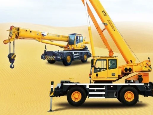 Lifting Machinery Used Rough Terrain Crane XCR120 Pre Owned Crane Truck