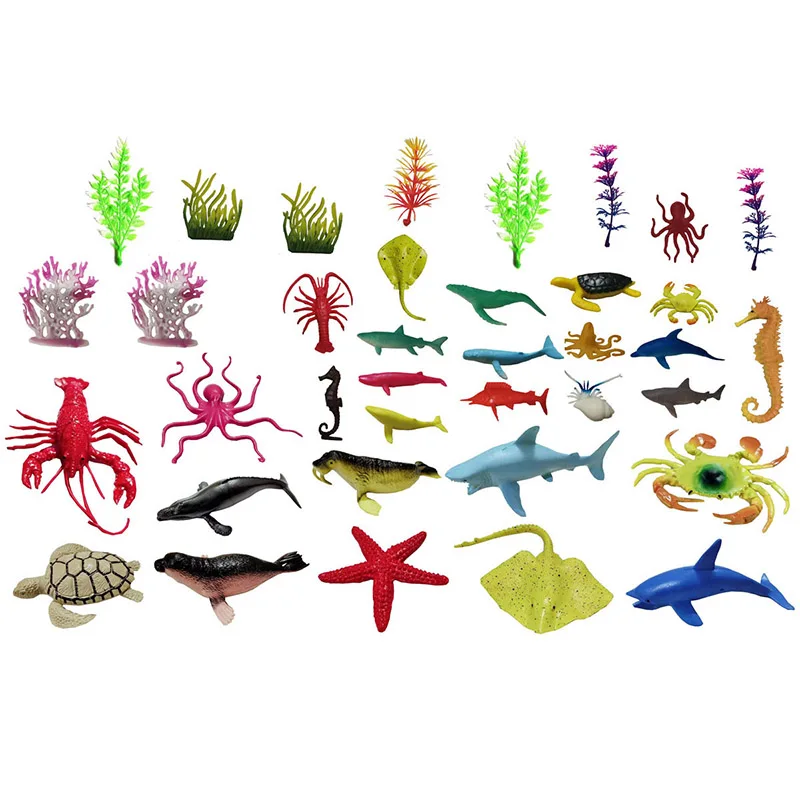 37pcs Assorted Plastic Marine Organism Model Party Decorative 3d Ocean  Animals Figures Kids Eealy Educational Pvc Sea Animal Toy - Buy Sea Animal  Toy,Plastic Toy Sea Animals,Ocean Animal Figures Product on 