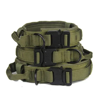 Camouflage Custom Dog Neck Belt Tactical Service Dog Collar Adjustable Nylon Dog Chest Belt