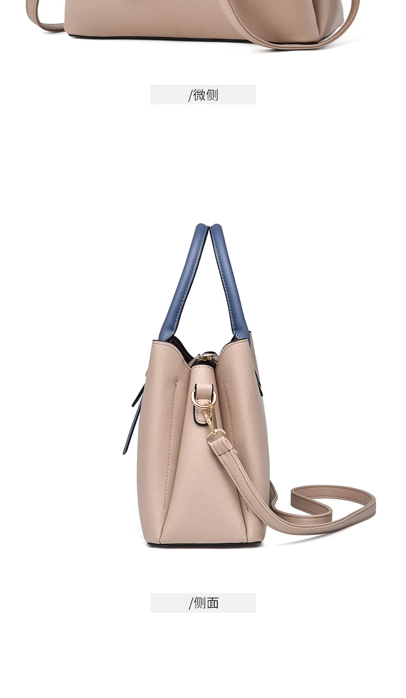 New Style Casual Women's Bags Soft Leather Ladies Handbags Multi Layer Large-capacity Single-shoulder Bag Hand Bags
