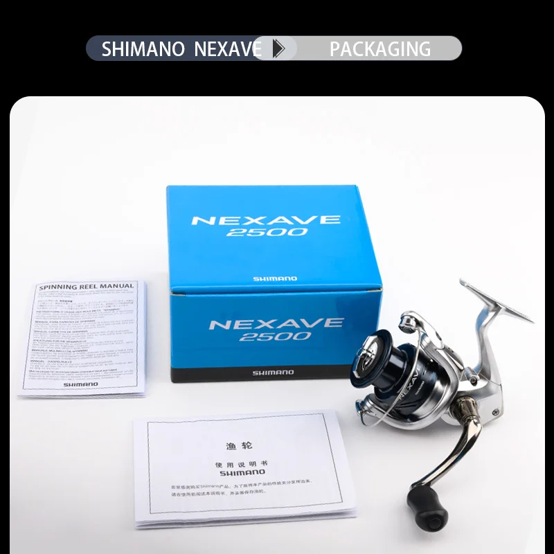 100% Original Shimano NEXAVE 1000 2500HG C3000HG 4000HG C5000HG Spinning  Fishing Reel 3BB+1 Made in Malaysia - AliExpress