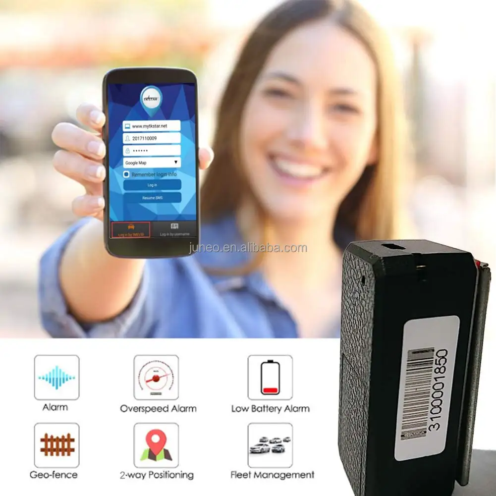 Professional Mini GPS Tracker TK901 TKSTAR Portable Personal Tracking Device with 1-Year Warranty and Free Tracking Platform