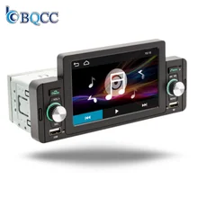 BQCC 1din 5" Car Stereo HD Screen Wireless Car Play Android Auto RDS AM FM Receiver Car MP5 CarPlay Player Tape Recorder
