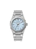 Sky blue automatic watch