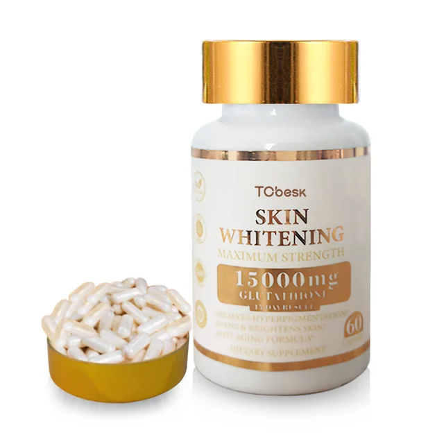 Relieve Hyperpigmentation and Brightens Skin Tone Skin Whitening Capsules for Men and Women Dietary Supplement