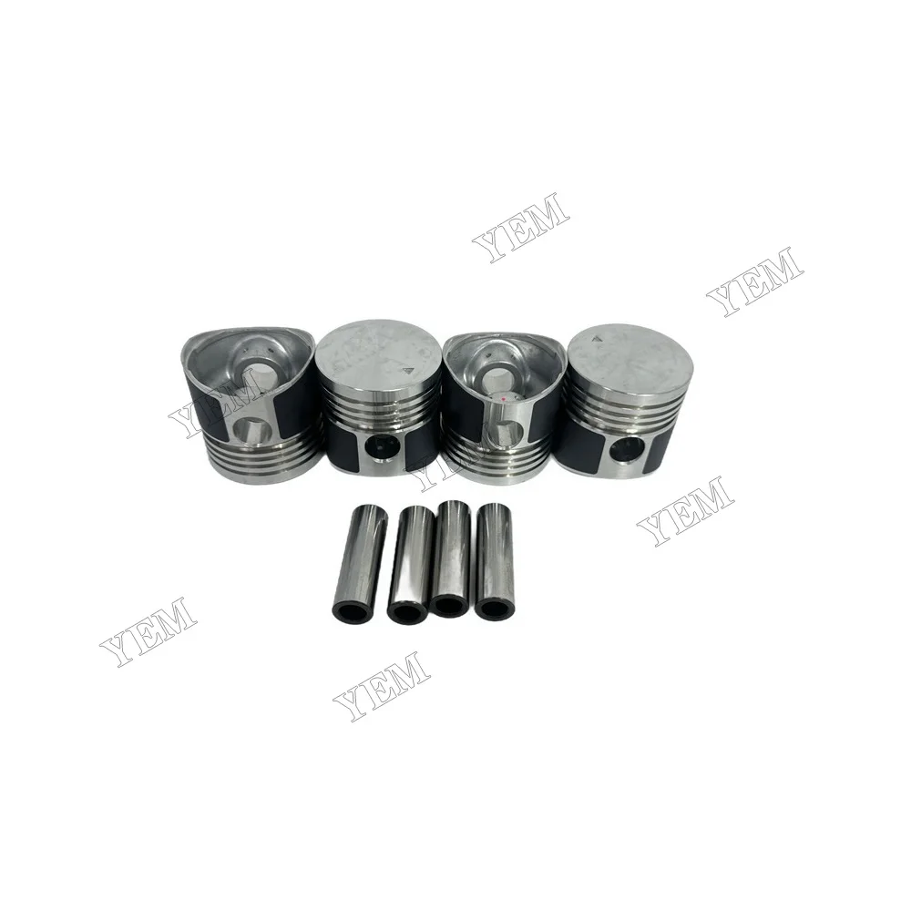 Piston Kit Compatible for Mitsubishi K4B Engine Parts Stock Complete 3