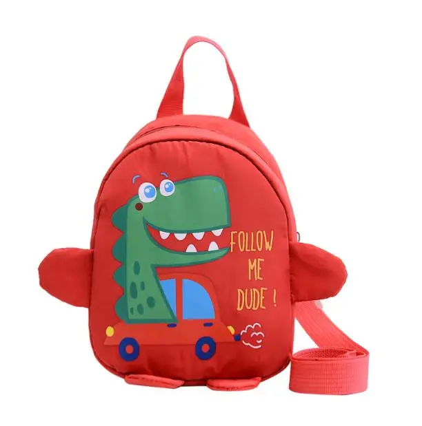 Cartoon Dinosaurs Pattern Kids Backpack Cute Kindergarten Child School ...