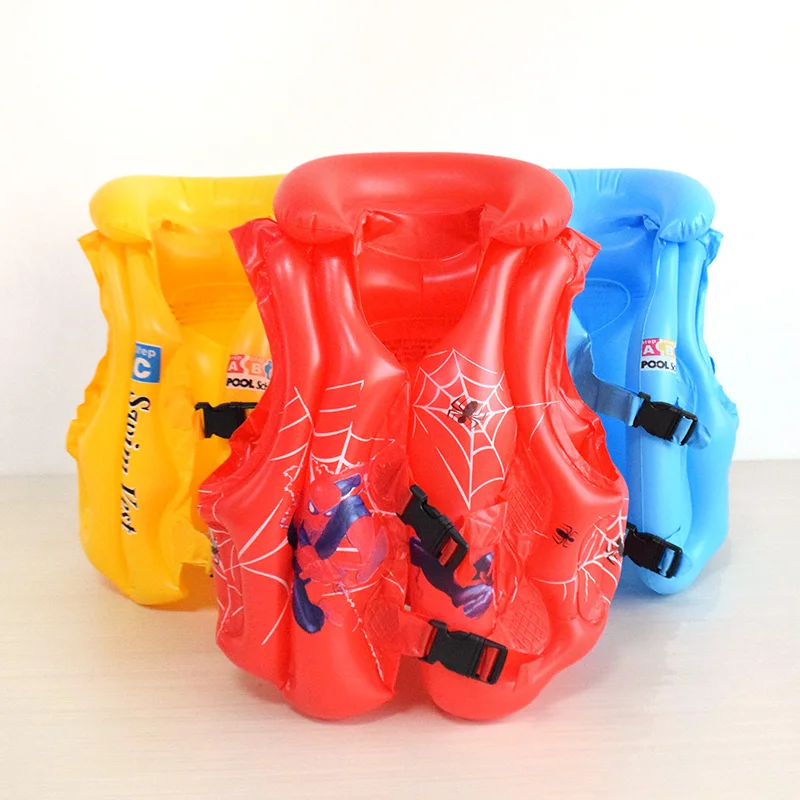 Красивый дизайн ПВХ, детский надувной спасательный жилет для плавания