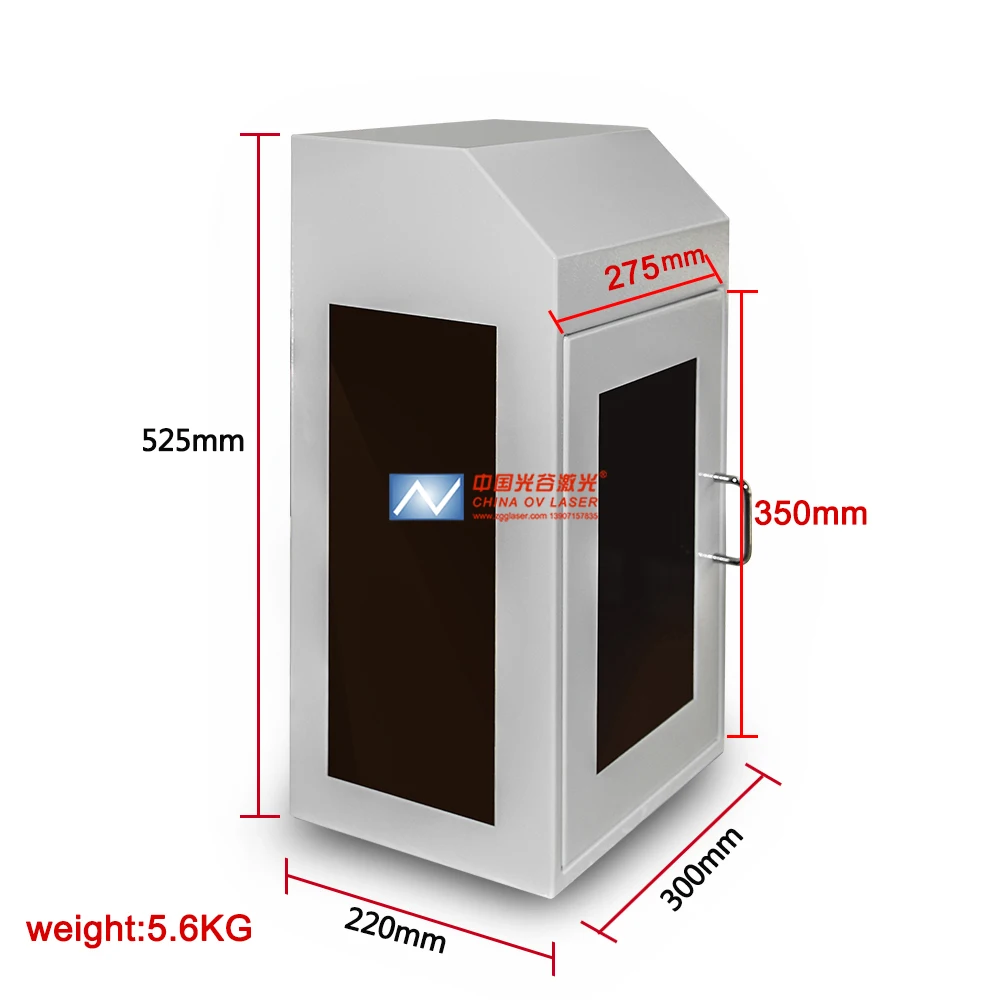Split Type Laser Marking Machine with Safety Cover Enclosure for Laser Engraving Machine Fiber Laser Marker