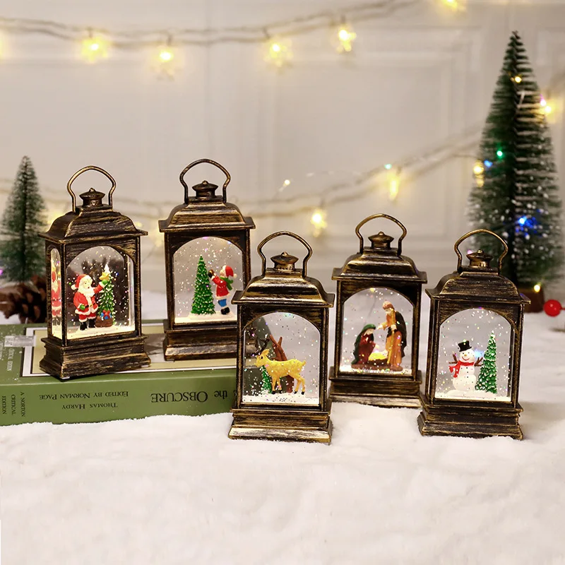 Wholesale New Design Decoration Glow Santa Claus Christmas Ornament