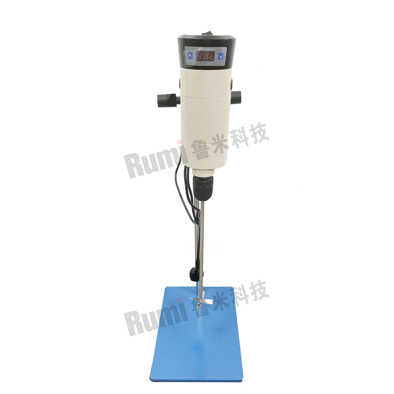 Low Cost Digital Display Laboratory High Speed Disperser Stirrer Dissolver Mixer With Interchangeable Agitators manufacture