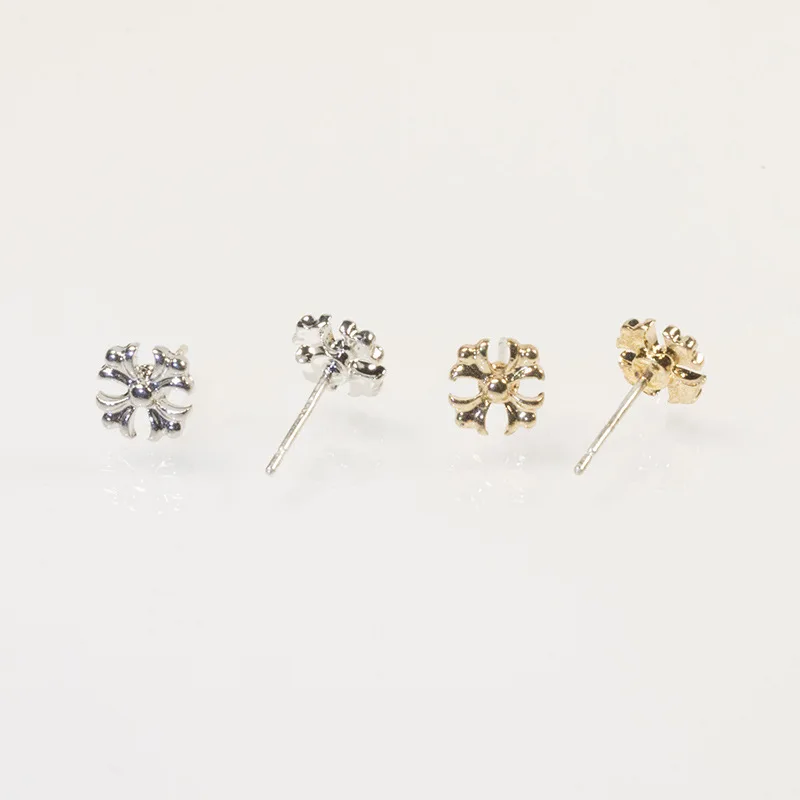 Elegant Simple Tiny Cross Gold Tone Stud Earring Buy Cross Stud