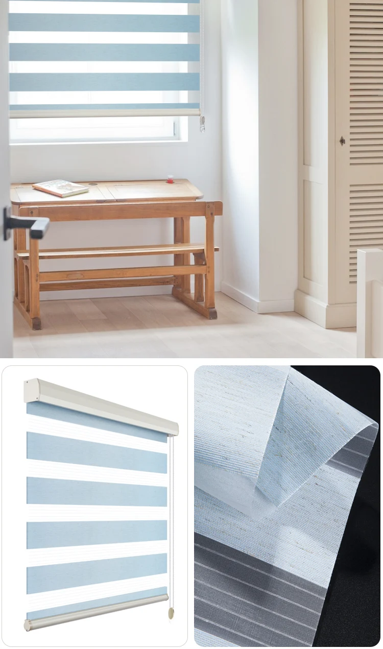 Electric Window smart home Shades voice app remote control automatic roller blind motorized shutter blackout  zebra blinds