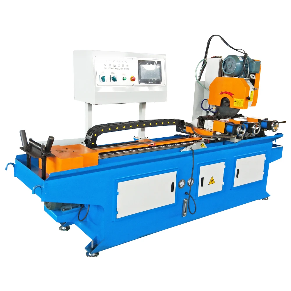 Angle 45 Pneumatic Full Auto Circular Saw Cnc 45 Degree Automatic Copper Pipe and Tube Cutting Machine for Metal Tube
