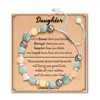 Pulsera corazón tarjeta Daughter2