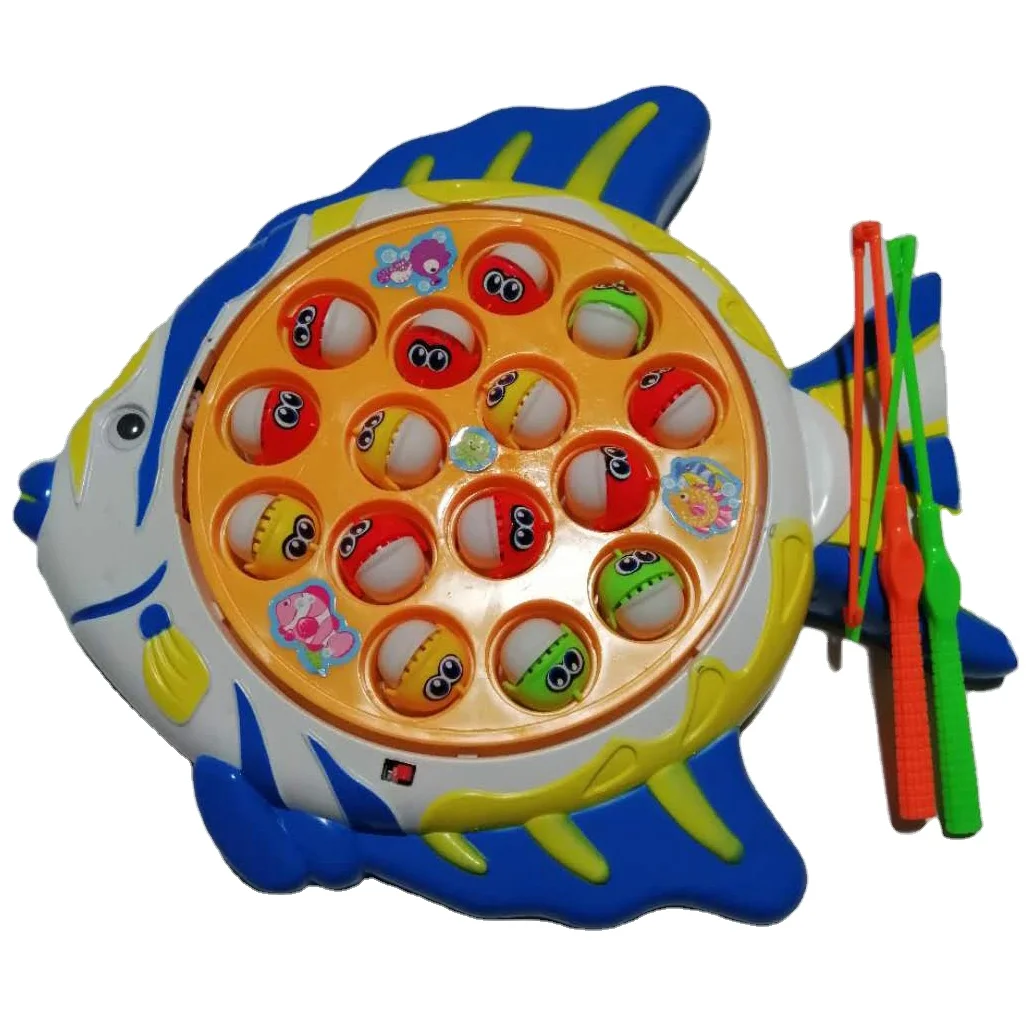 Fishing Game Toy Set with Single-Layer