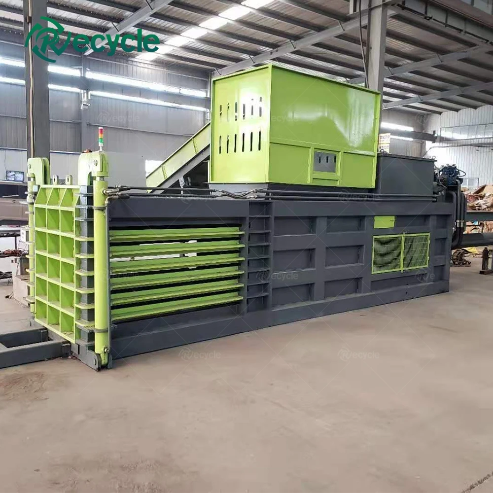Multi Functional Horizontal Hydraulic Scrap Metal Press Compactor Baler Machine