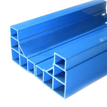 China manufactory low price customizable color extrusion pvc profile plastic ABS profiles for agriculture