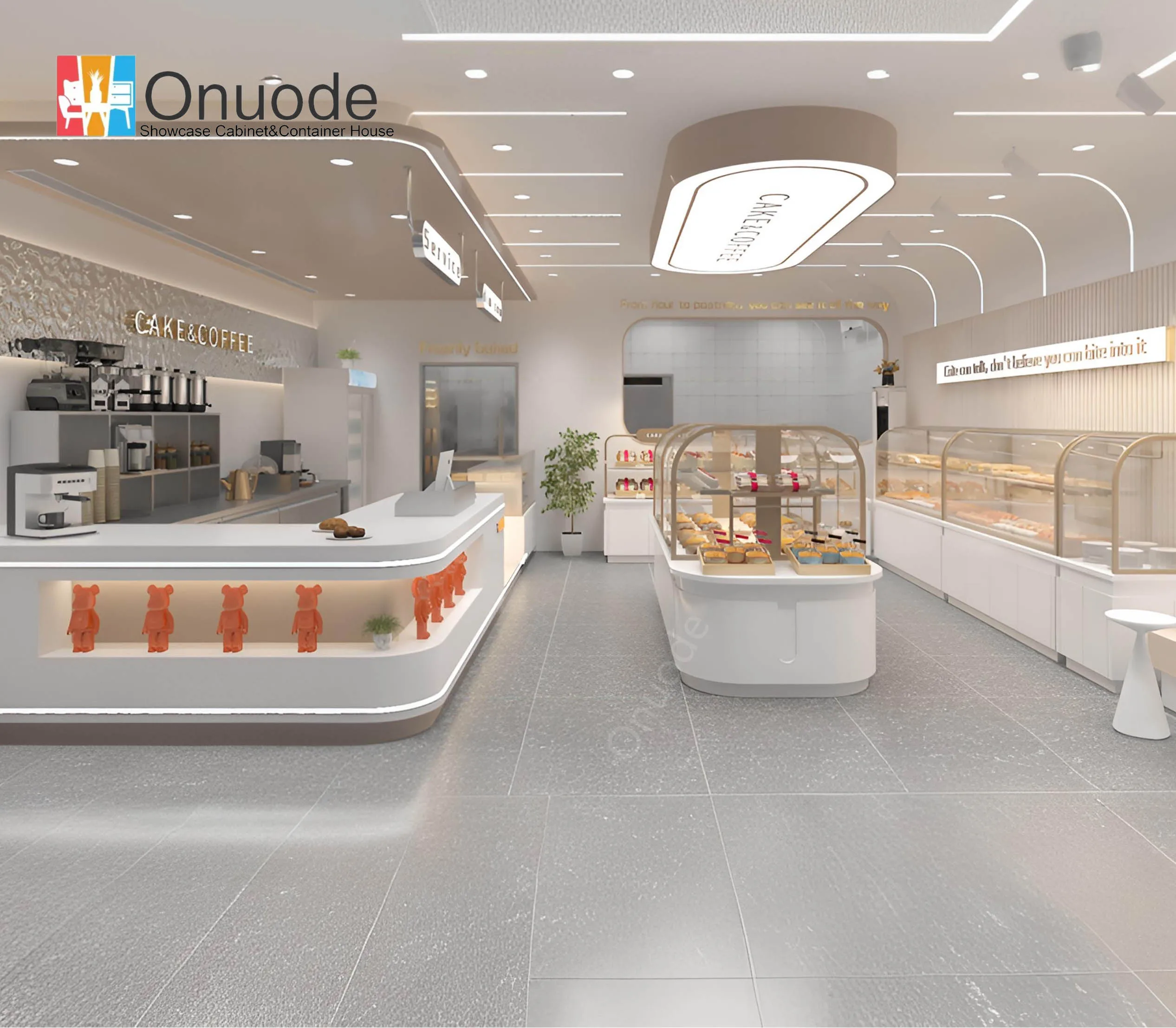 Bread and Coffee Shop Bakery Showcase Design for Effective Cake and Coffee Shop Display Cake Display showcase