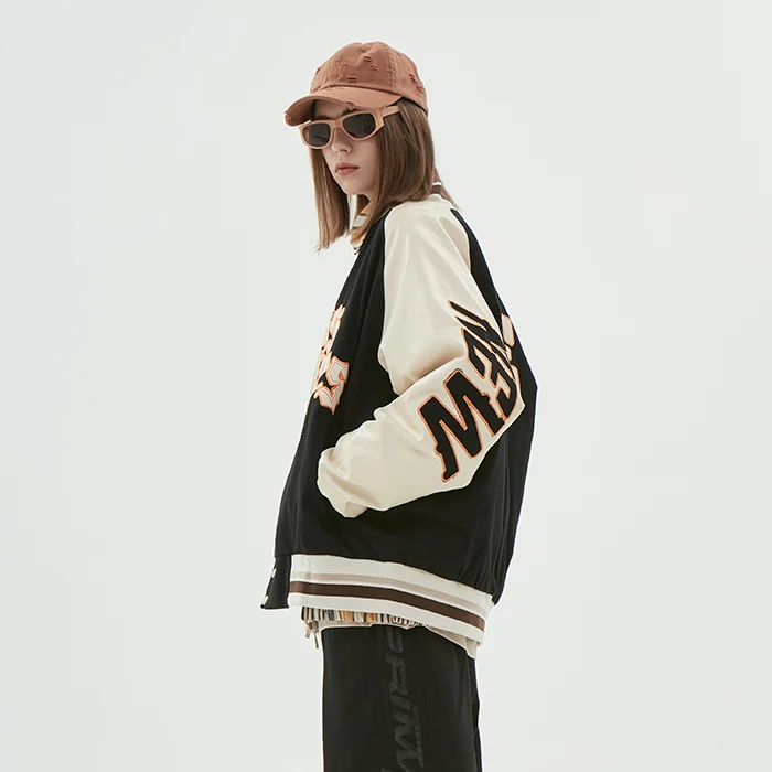 2024 autumn and winter student long-sleeved embroidered baseball uniform outer wear men's jackets_voghion.com