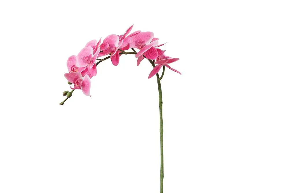 Прямая поставка с фабрики, реалистичные высококачественные искусственные цветы орхидеи, 9 головок, украшение для дома и свадьбы