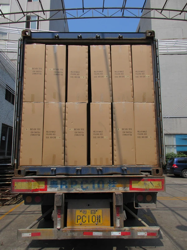 Portable Space Saving High Quality extra Metal Folding Bed with Mattress