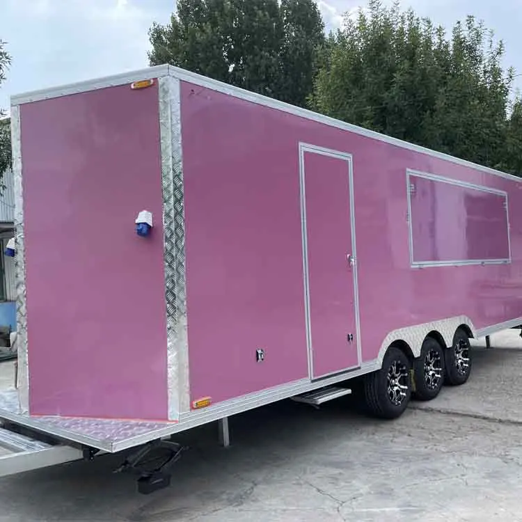 Mini Coffee Truck Ice Cream Machine Commercial Food Carts Mobile Food Caravan Food Truck factory