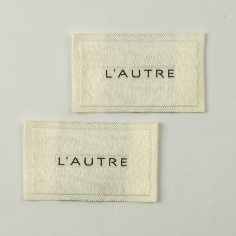 Cheaper Recycle Custom Organic cotton Woven sewing Fabric Label for clothing