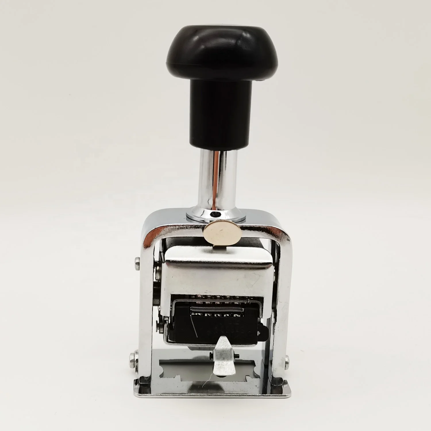Wholesale 6 Digit Serial Number & Date Stamp Auto-inking Machine Hand Manual Page Auto Numbering for Office Use Metal Structure